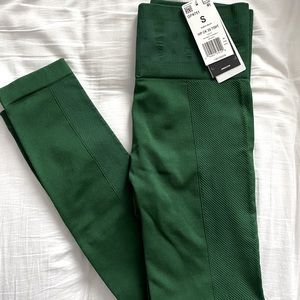 Small Ivy park 3 stripes tights dark green